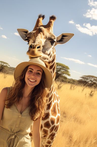 Person overlooking mountain lake